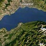 Satellite view of Lake Léman